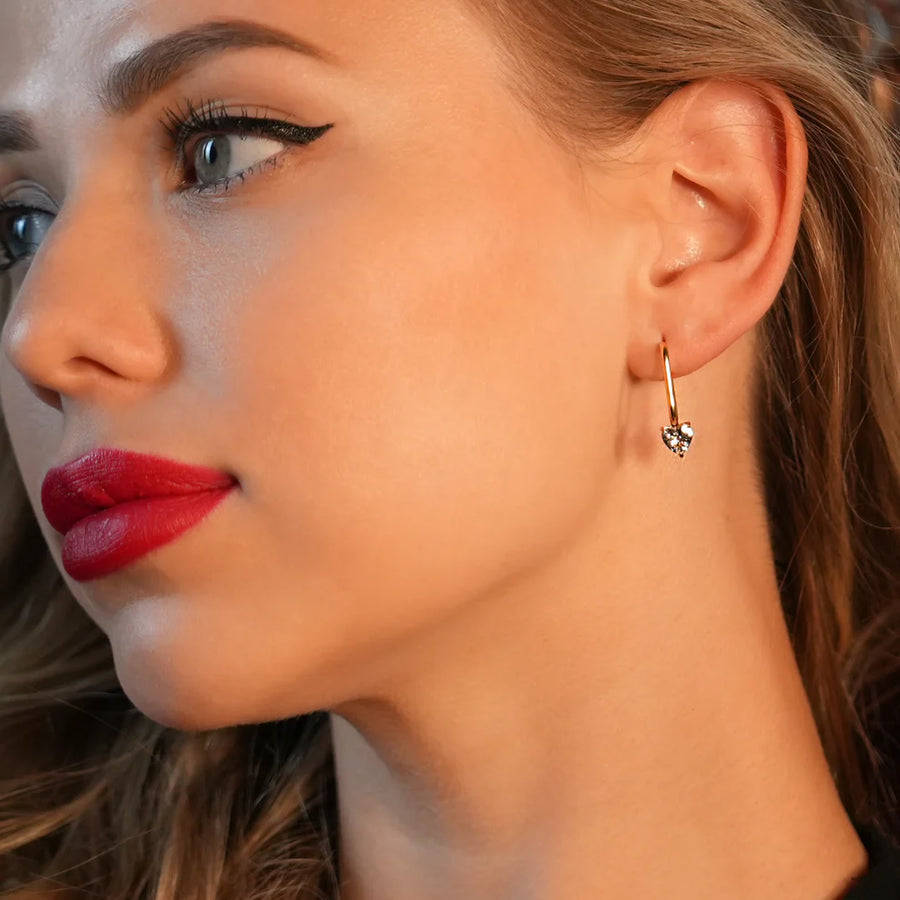 Arete earrings