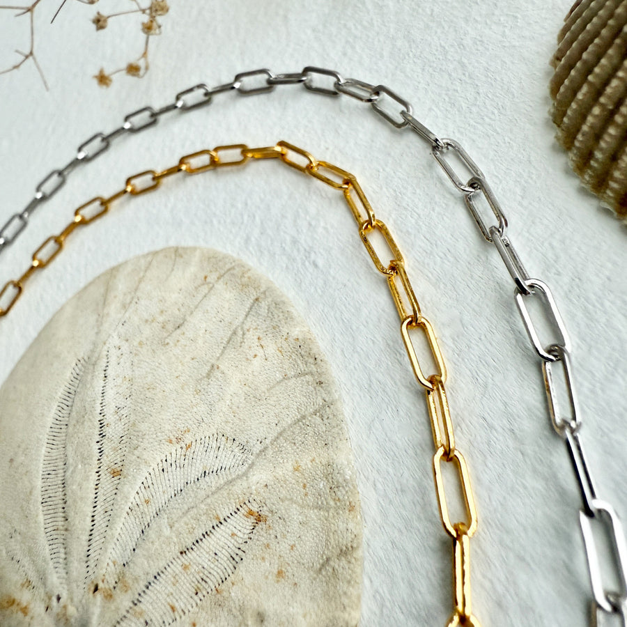 Small Paperclip Chain Anklet