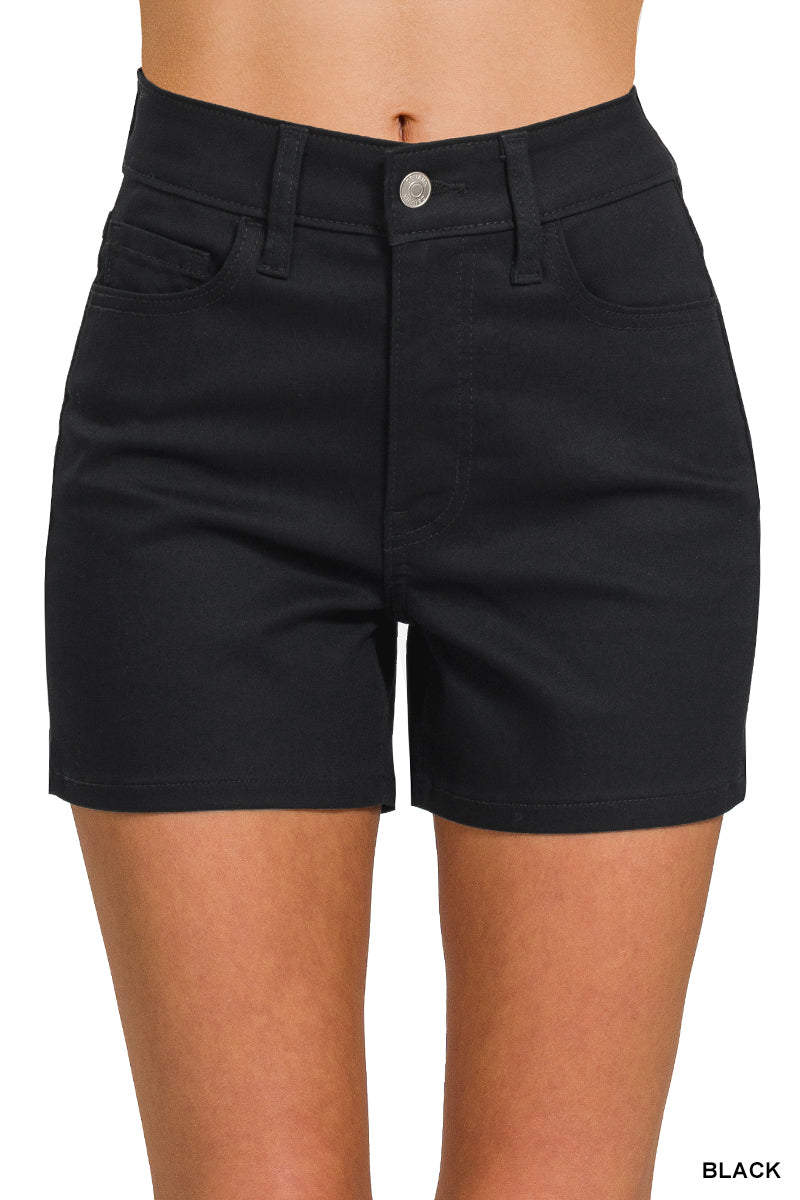 Black Denim Short