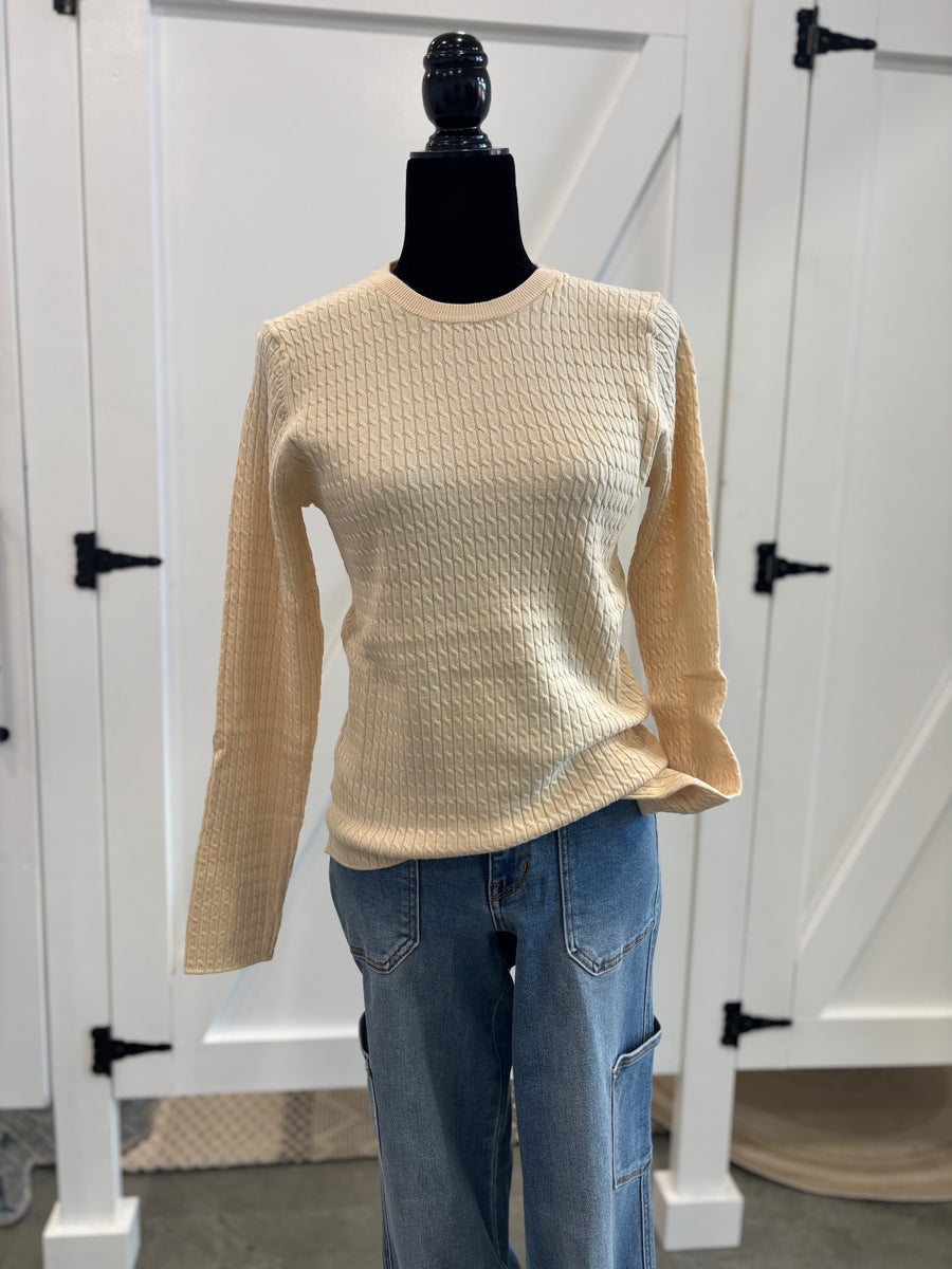 Spina Cable Pullover
