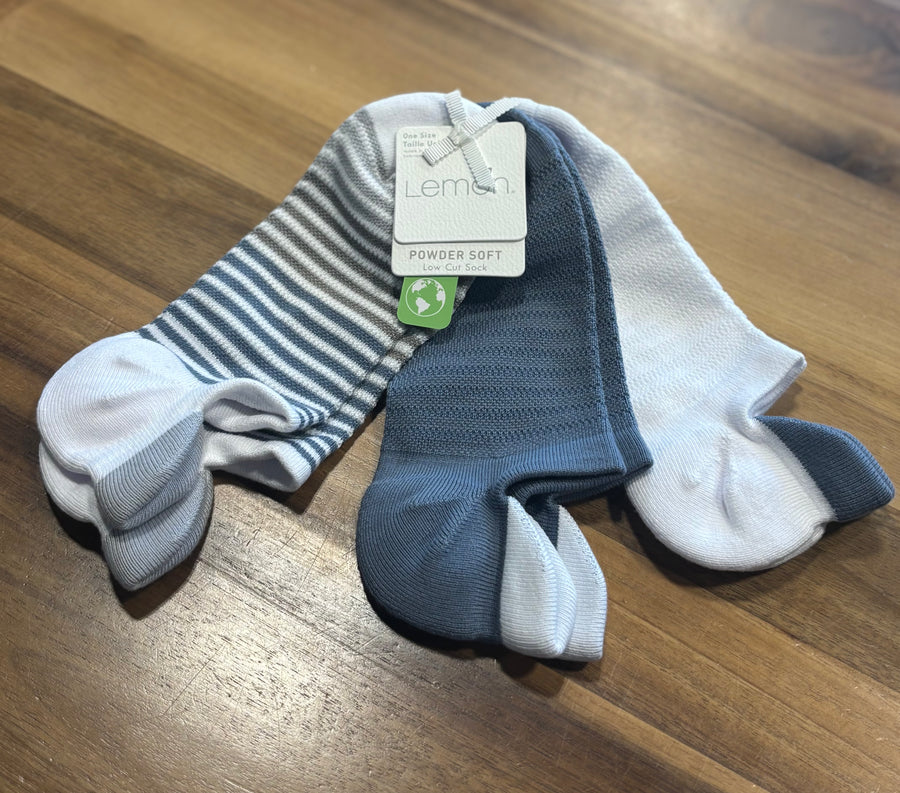 Powder Soft Low Cut Sock~3 pack