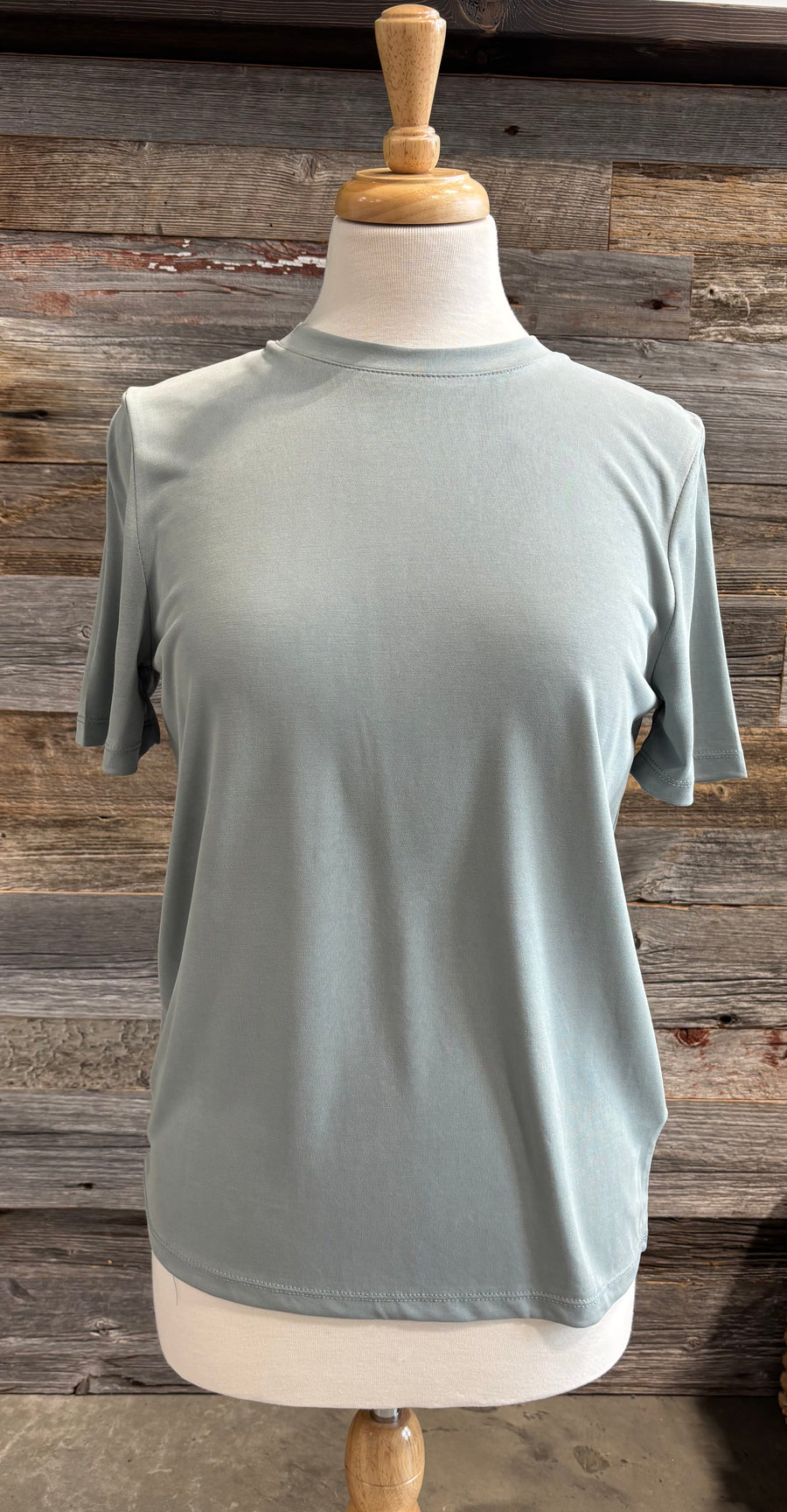 Columbine Loose Fit Tee~Silver Blue