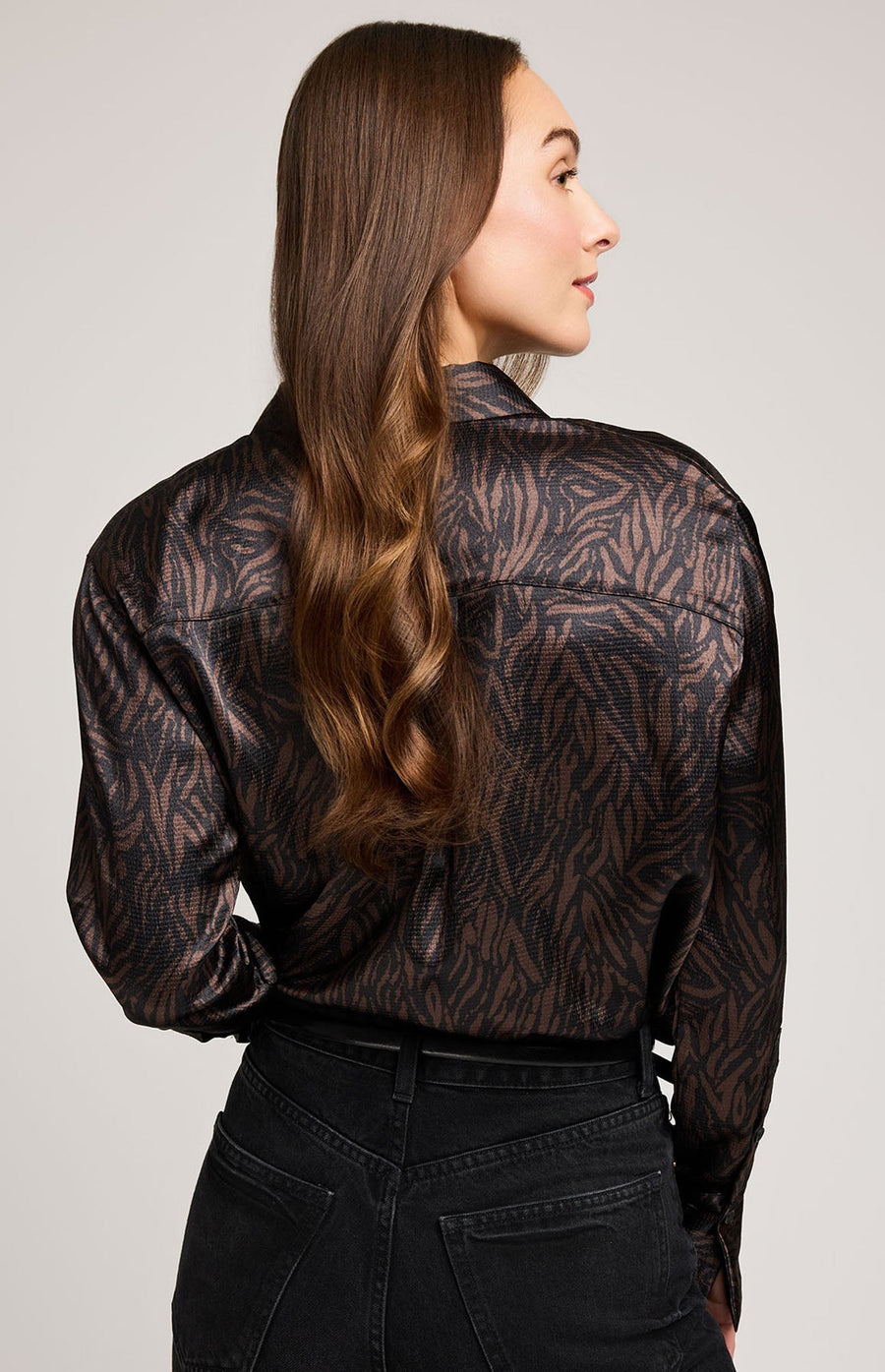 Simone Satin Blouse
