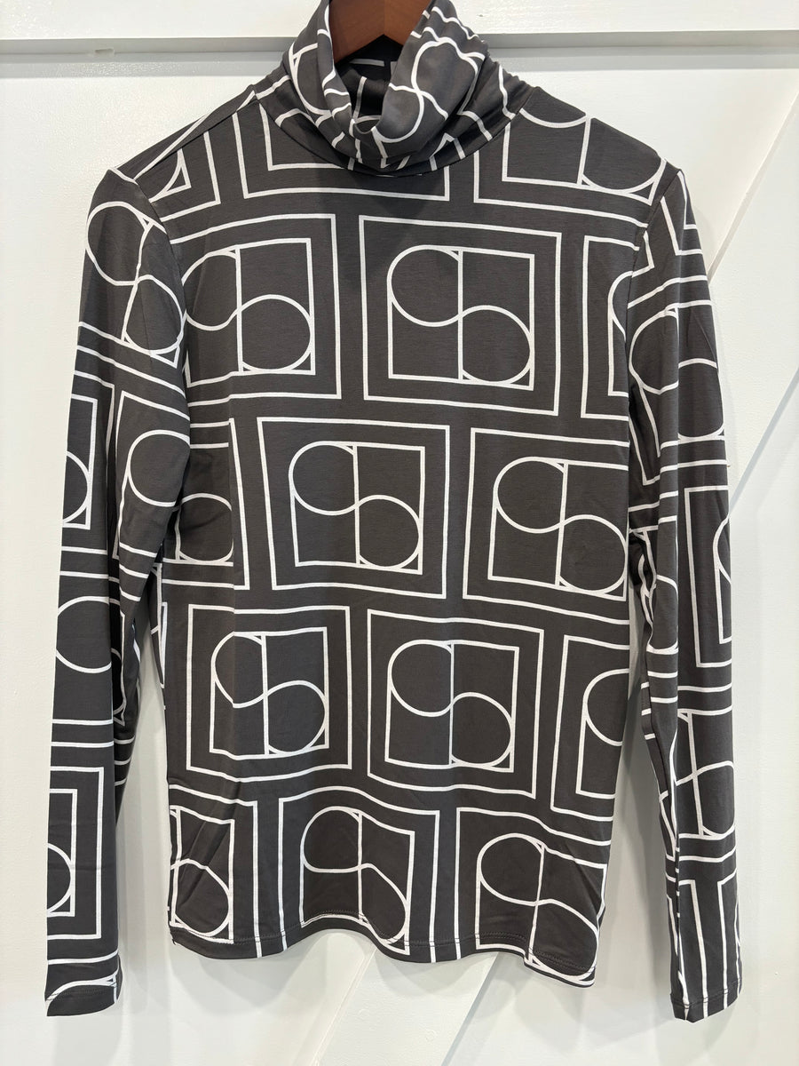 Hanadi printed Rollneck