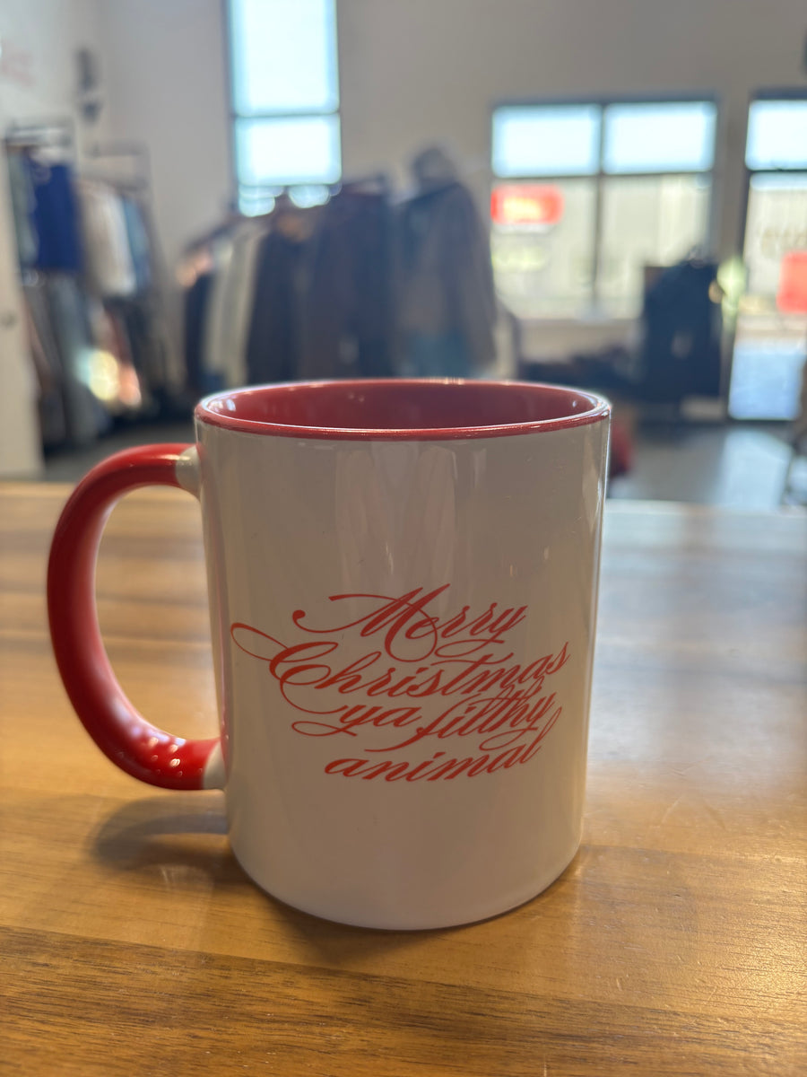 Merry Christmas Ya Filthy Animal Mug