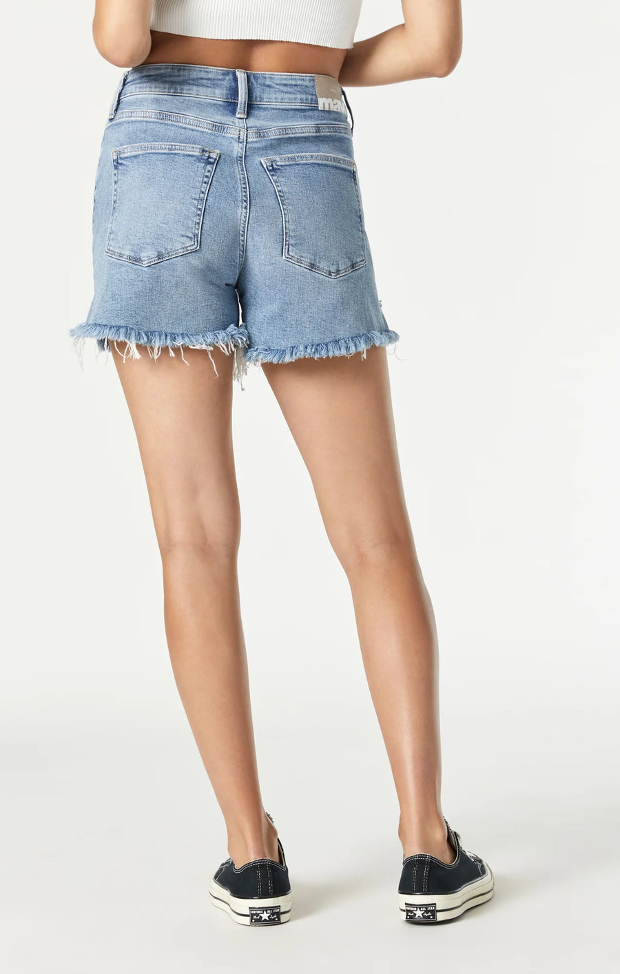 Heidi Short |Bleached Ripped Recycle Blue