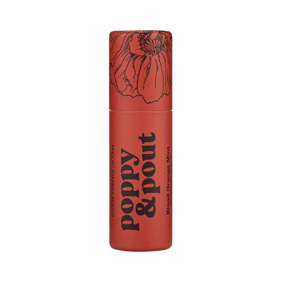 Poppy & Pout Blood Orange Mint Lip Balm