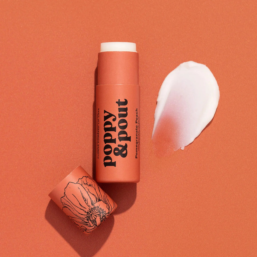 Poppy & Pout Pomegranate Peach Lip Balm