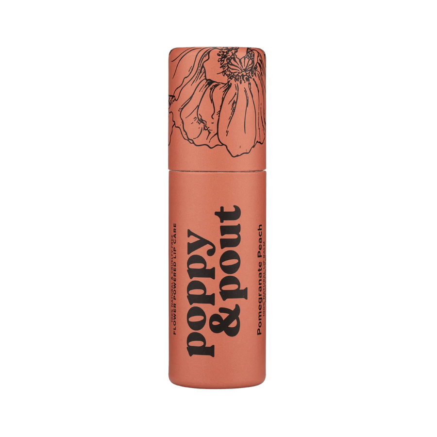 Poppy & Pout Pomegranate Peach Lip Balm