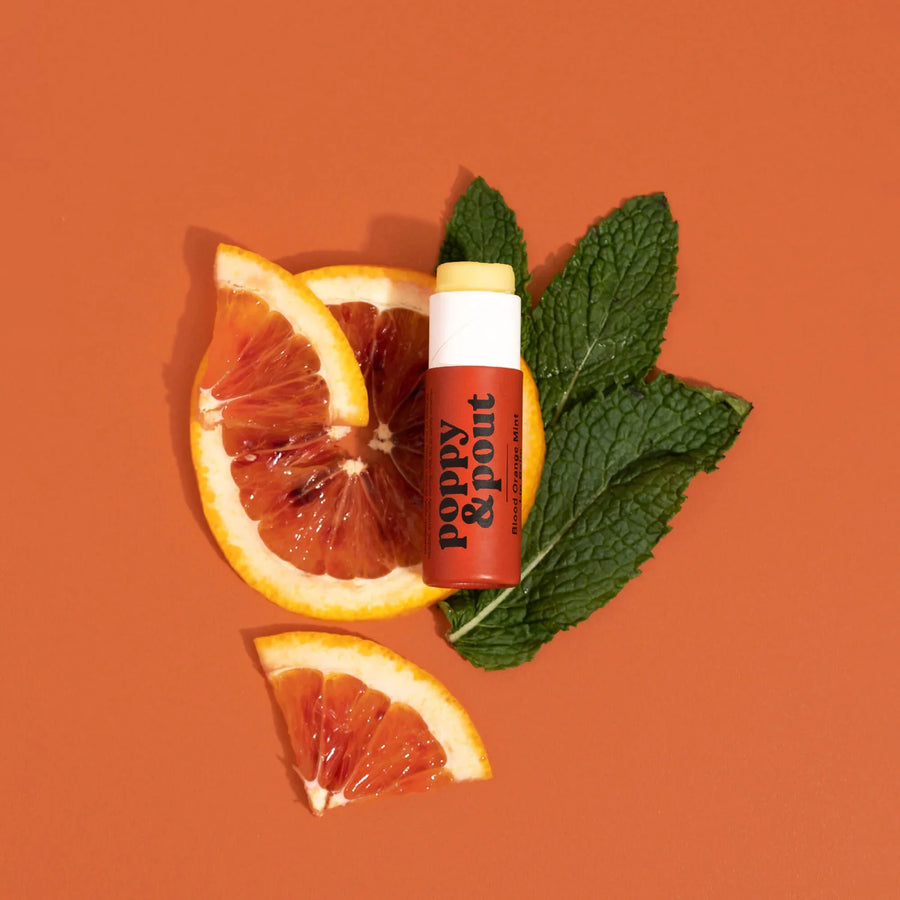 Poppy & Pout Blood Orange Mint Lip Balm