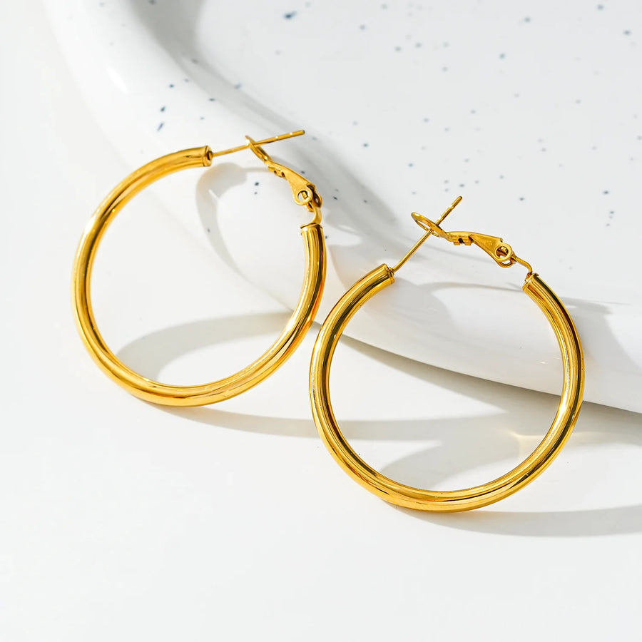 YANNA Gold Hoop