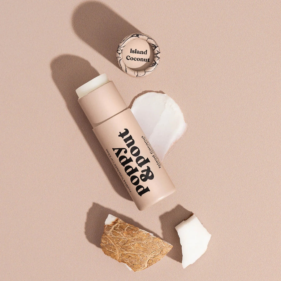 Poppy & Pout Island Coconut Lip Balm