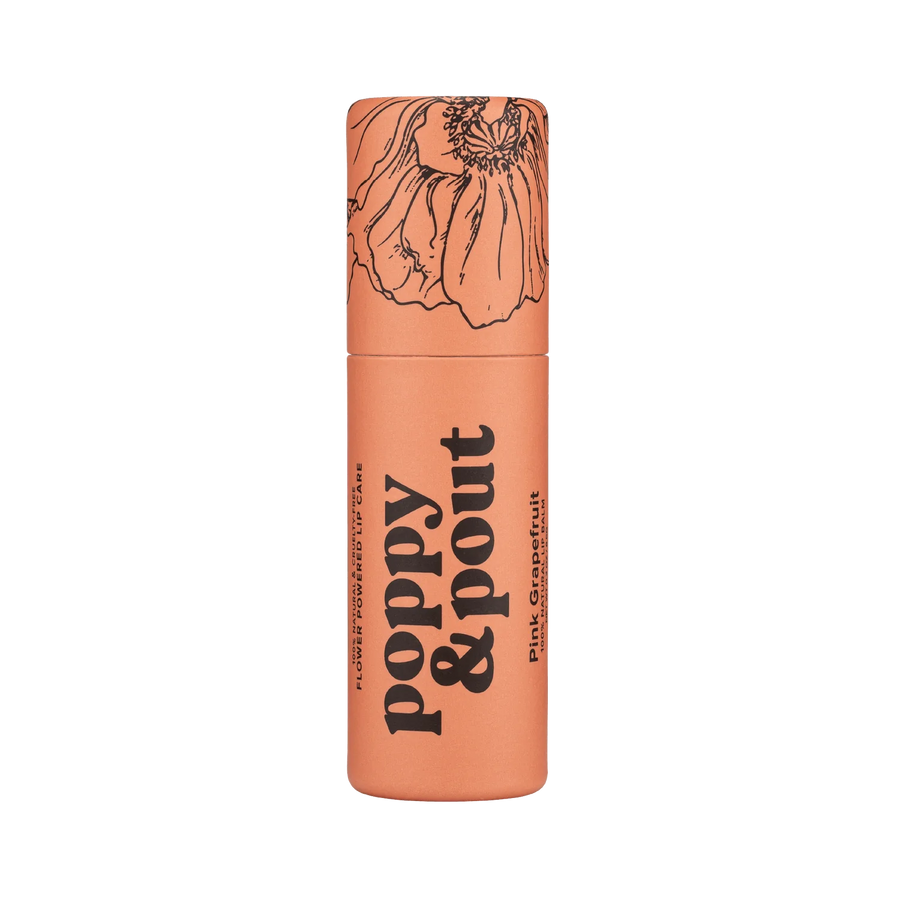 Poppy & Pout Pink Grapefruit Lip Balm