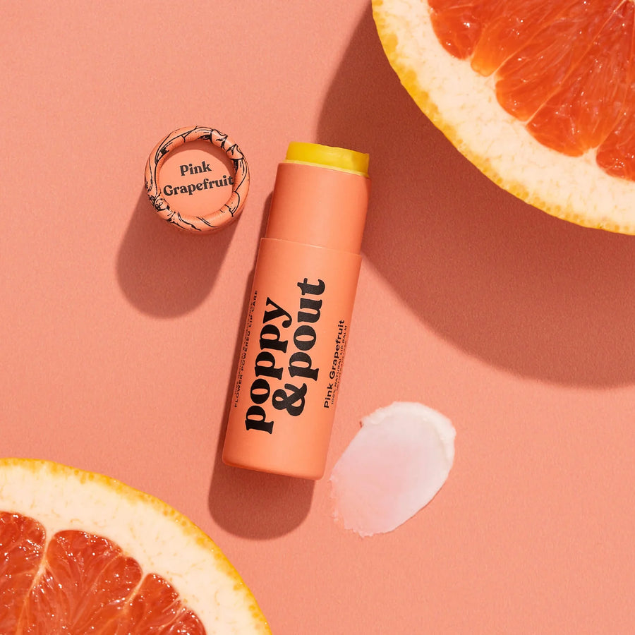 Poppy & Pout Pink Grapefruit Lip Balm