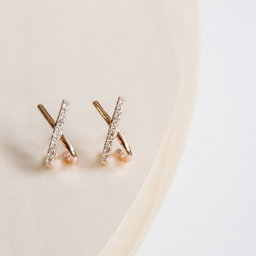 Criss Cross Studs