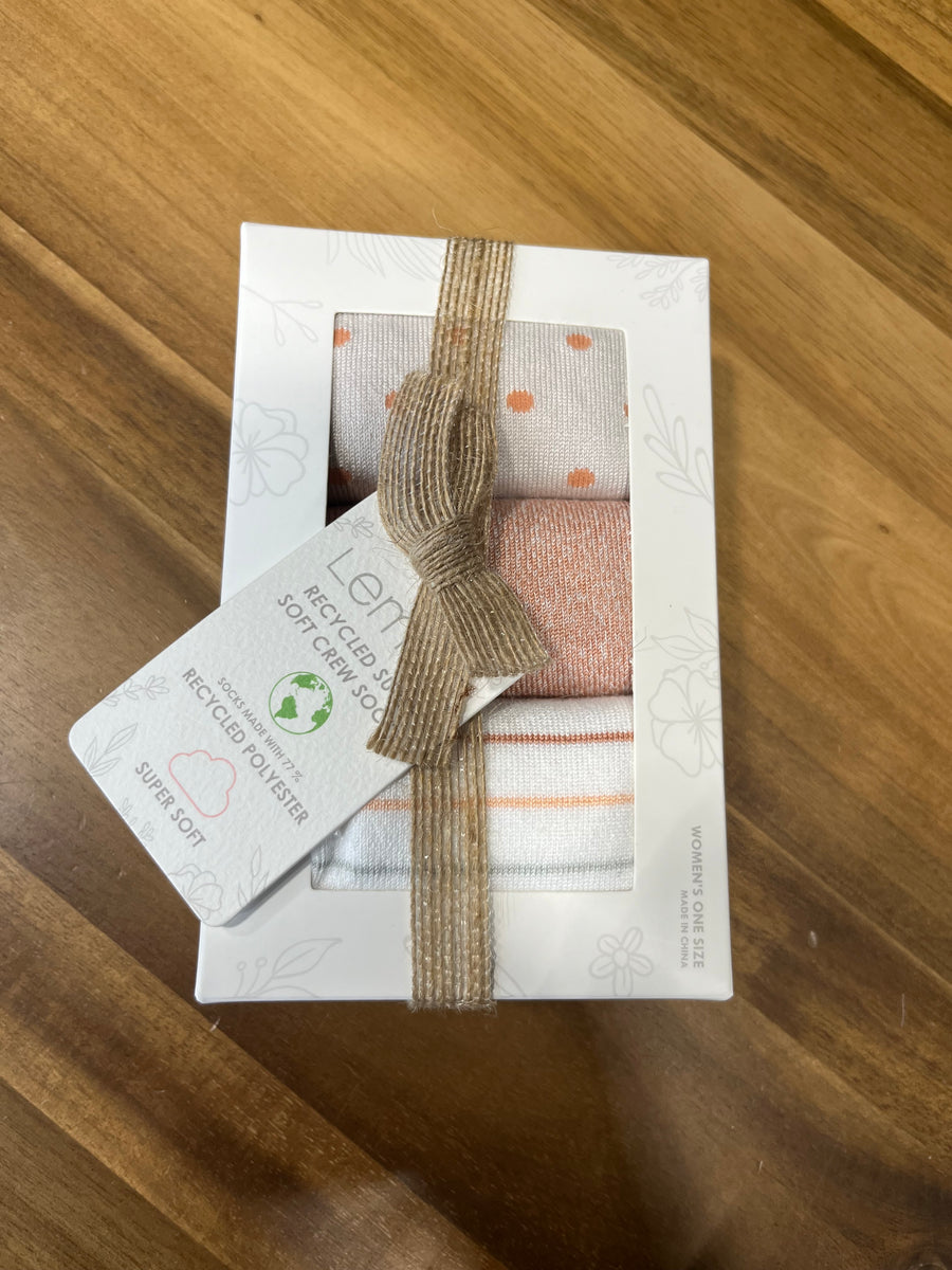 Recycled Super Soft Crew Sock Gift Set