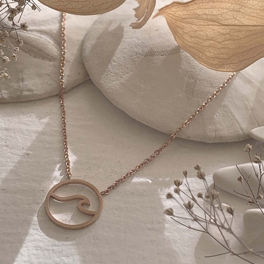 Baja Wave Pendant Necklace