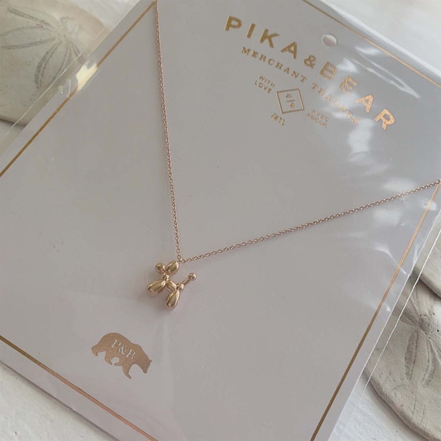 Koons Balloon Dog Necklace