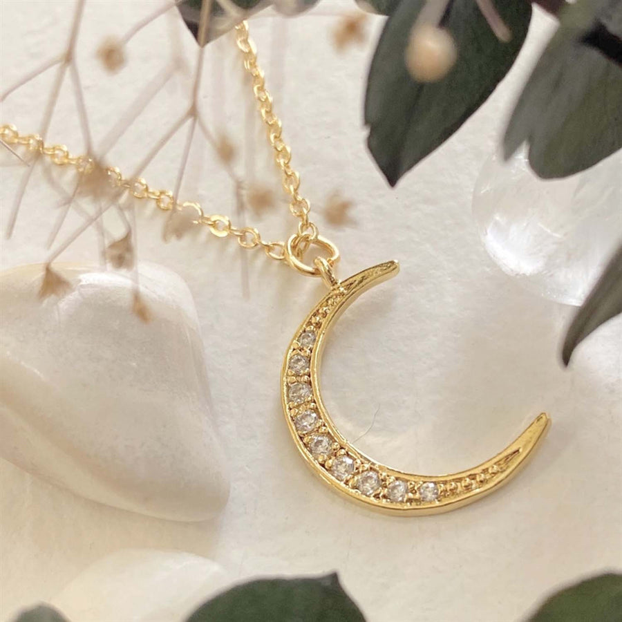 La Lune Moon Charm Necklace