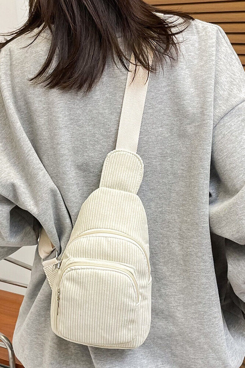 Corduroy Crossbody Bag