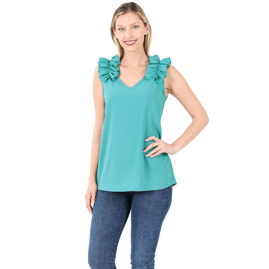 Ruffle Sleeve Top