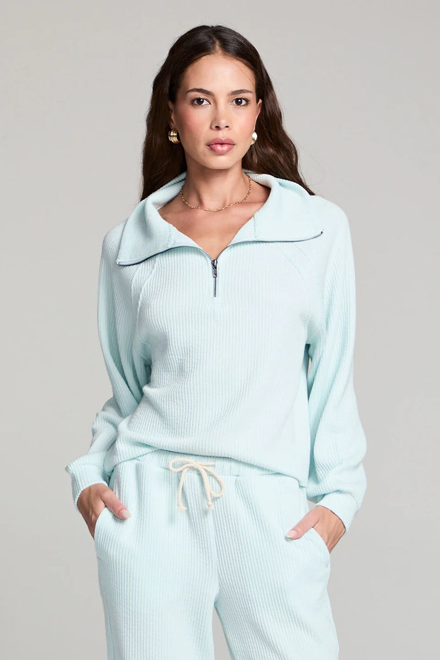 Half Zip Raglan Pullover