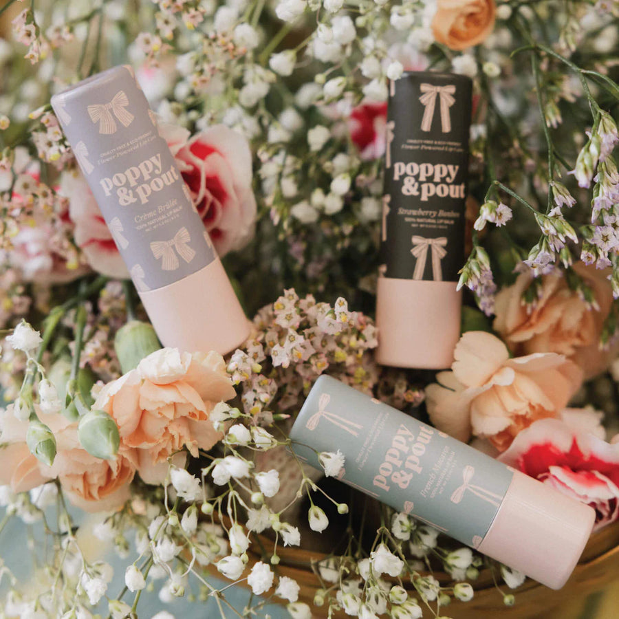 Poppy & Pout Coquette Lip Balm Trio
