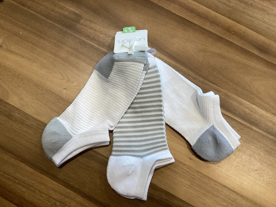 POWDER SOFT-low cut sock 3pkg