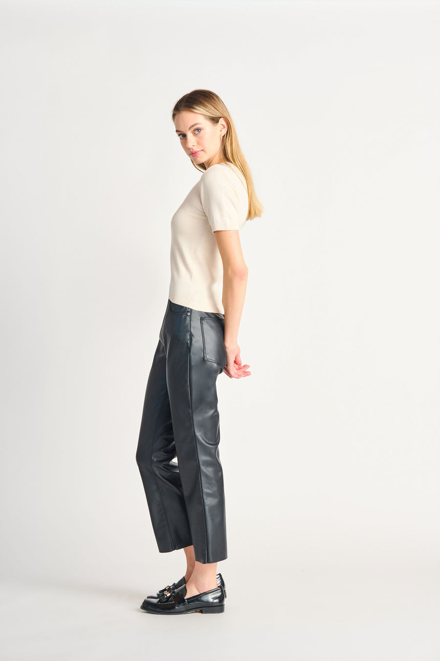 Treena Faux Leather Pant