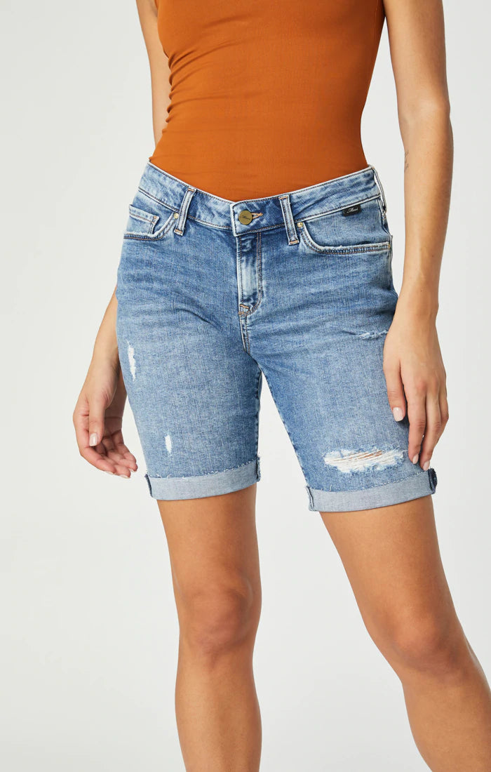 ALEXIS BERMUDA SHORTS | Used ripped & vintage